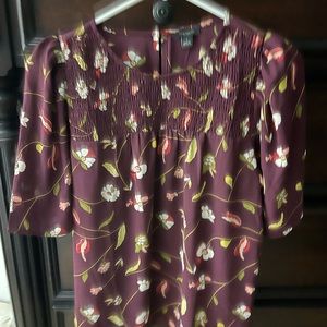 Ann Taylor Flowered Blouse